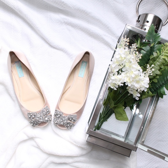 Betsey Johnson Shoes - Betsey Johnson SB Ever Ballet Bow Flats Sz 8